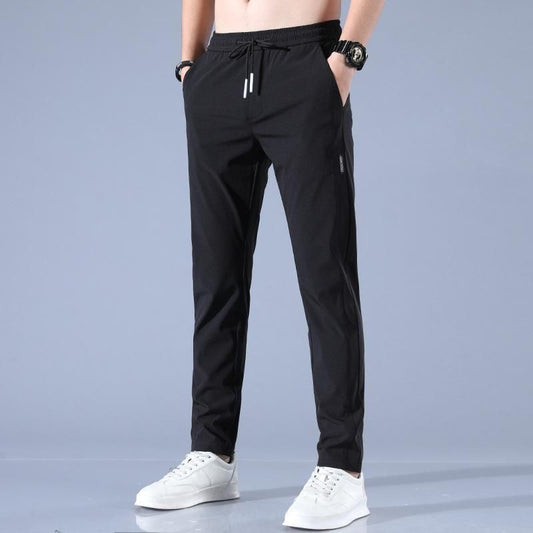 Men's Lycra Daily Wear TrackPants - Buy 1 Get 1 Free (Black + Grey)